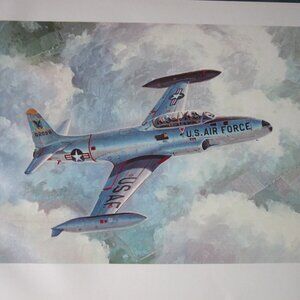 Keith Farris Aviation 9" x 11" Bookplate Print - USAF Jet B2099